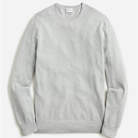 J. Crew Cotton Stretch Crewneck Sweater - Picture 6 of 6